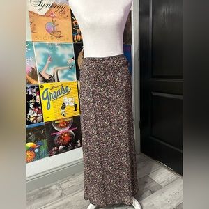 Mesh maxi skirt